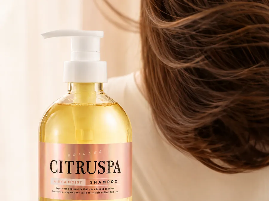 SPA-шампунь і трітмент CITRUSPA у краплях води